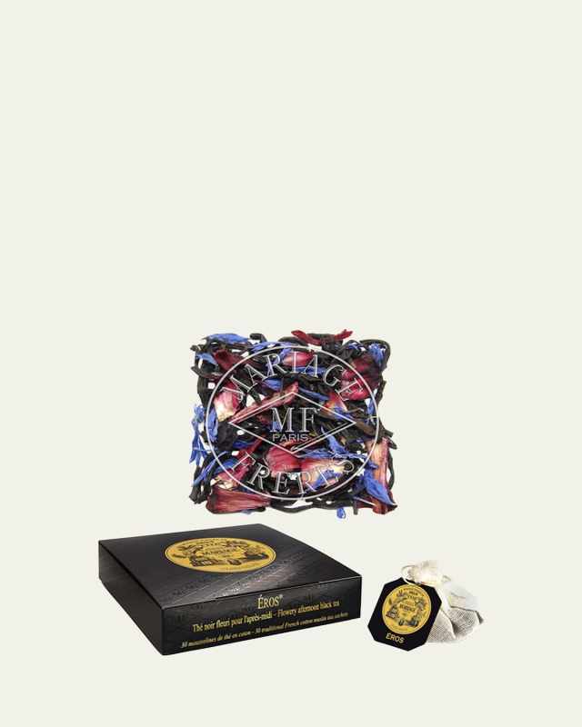 Eros Muslin Tea Bags - Flowery Afternoon Black Tea, 30 Sachets